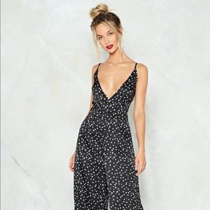 NASTYGAL Star Print Jumpsuit SIZE 4